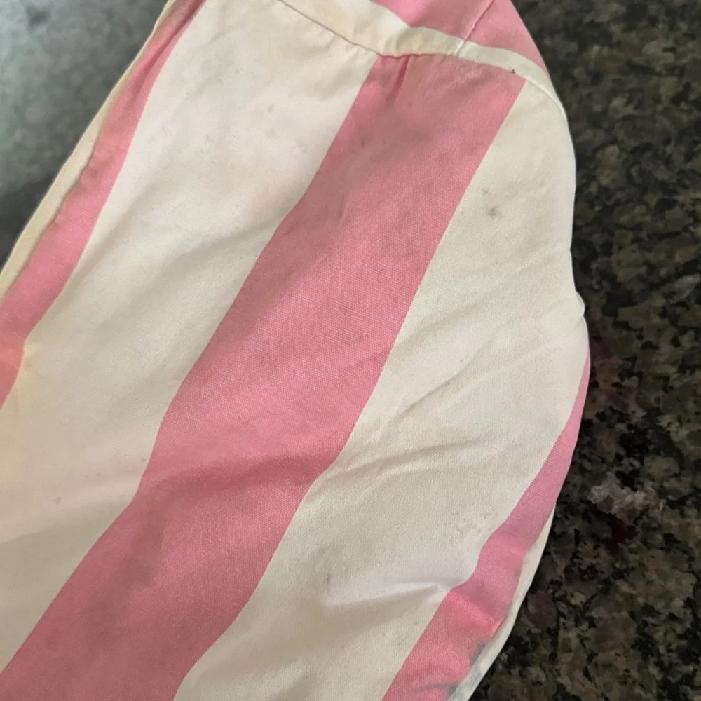 Victoria's Secret Pink and White Tote Bag